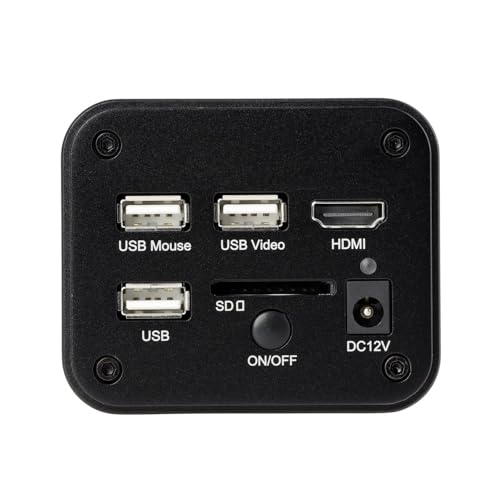 Image of AmScope HD Series 4K 30fps 8MP HDMI /USB Color CMOS C-Mount Microscope Camera - Digital Camera for Standalone and PC Imaging