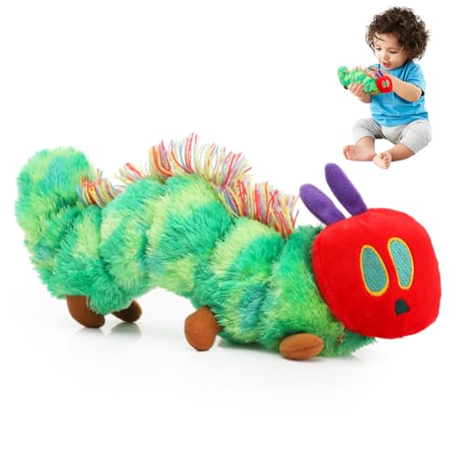 Umllpet Raupe Nimmersatt Kuscheltier, 25cm Kleine Raupe Weiche Plüschtier...