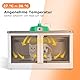 MOGOULUA Pet Dryer 115L Katzentrockner Box Haustiertrockner mit Einstellbarer Temperatur Timing Warmer Ventilator Haustierpflegeset für Katzen und Kleine Hunde