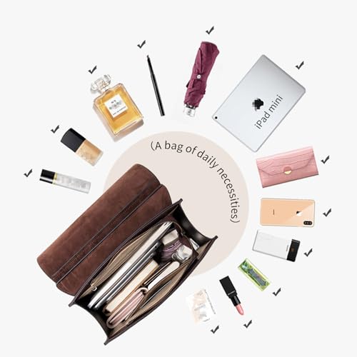 Image of Cnoles Leather Backpack Purse For Women Fashion Ladies Vintage Bag Casual School College Travel Backpacks Bookbag