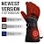 LUWATT Heated Gloves [Upgrade] 3 Heating Levels Rechargeable Electric Heating Gloves 7.4V Waterproof for Women Men for Sports Outdoor Ski Motorcycle Hunting Winter Handwarmer