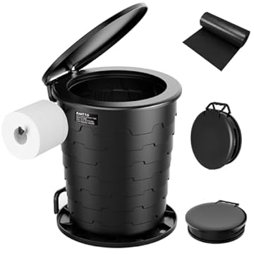 collapsible toilet for camping