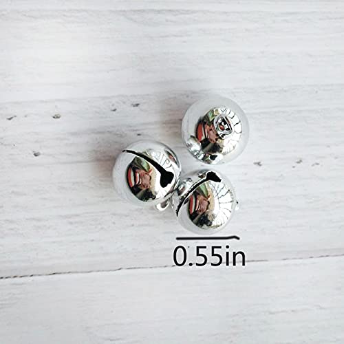Lifulandian 5Pack Bells Puppy Collar Dog Bell Cat Dog Collar Charms With Bell Large Dog Collar 0.55Inch, Decoration Accessories For Pets (Silver)… #TOP2