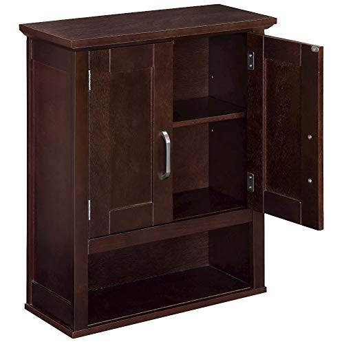 BAKAJI cabinet Bathroom cupboard Wall 3 Shelves 53 X 21.5 X 63.5 Cm walnut BAKAJI cabinet Bathroom cupboard Wall 3 Shelves 53 X 21.5 X 63.5 Cm walnut