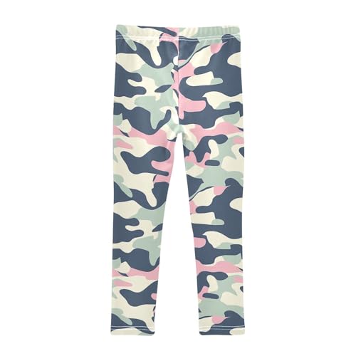 Camouflage Colorful Girls Casual Leggings for Kids Printed Long Pant Bottoms Stretch and Soft2