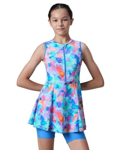 Image of Speedo Girl's Endurance 10 Racerback Swimdress with Boyleg