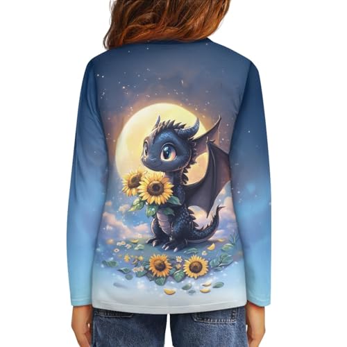 HUIACONG Boys Crewneck Shirts Kids Long Sleeve Tshirts for Children Girls4