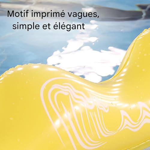 Hamaca acuática inflable para evitar el calor y flotar cómodamente en la piscina 6