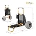 Bonnlo Beach Fishing Cart, Beach Wagon Trolley with 12