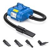 AETOS Dual-Motor Pro Dog Dryer 6.5HP with Heater for Large Breeds (Blue)