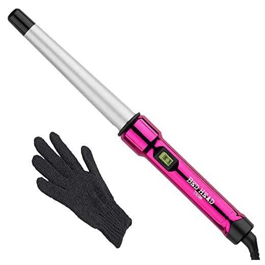 Bed Head Curlipops Clamp-Free Tapered Curling Wand Iron | For Bouncy Curls and Massive Shine (1 in)