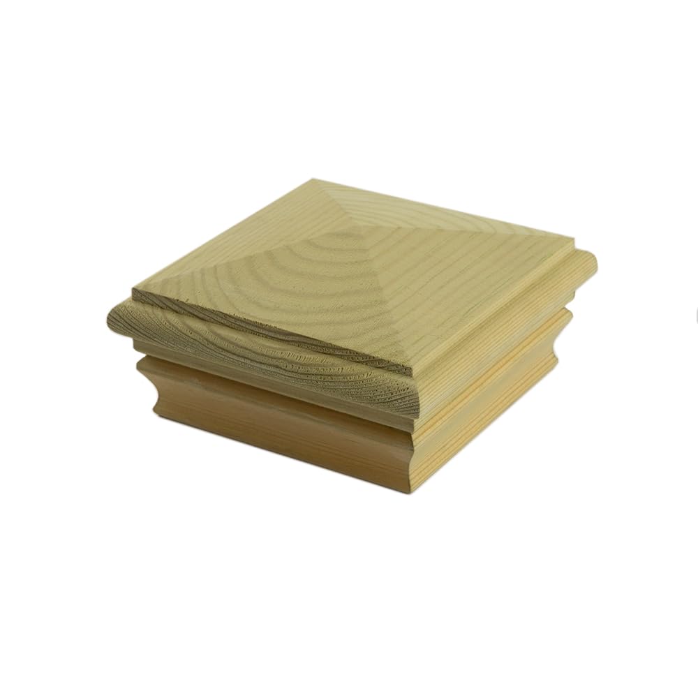 Deckorators 72889 Newport High Pyramid Treated Post Cap