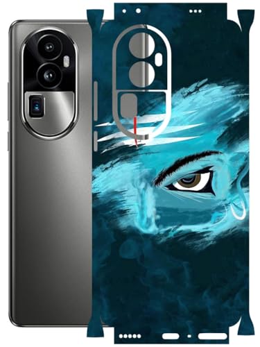 Image of AtOdds - Full Body Back Screen Guard Protector Film - Lamination Wrap Skin Sticker Compatible with Oppo Reno 10 PRO Plus | Scratchproof Matte Finish (Mahadev)