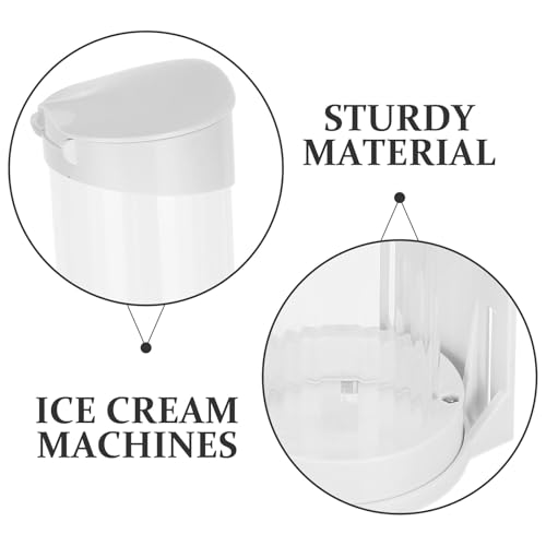 Support porte-cornets de glace en plastique transparent stable pour machine à glace - 4