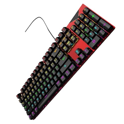 Clavier de jeu mécanique 82 touches avec rétroéclairage RVB et touches ABS anti-éclaboussures