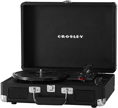 Image of Crosley CR8005DP-BK1 Cruiser Plus Record Player, Black