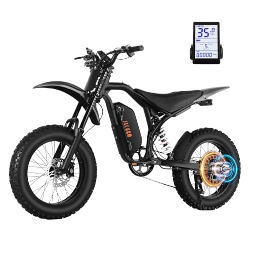 Image of Electric Dirt Bike Off-Road Ebike for Teens Adults