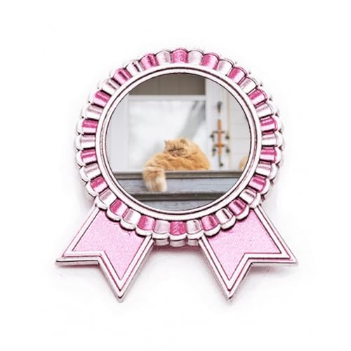 Badge chat rose pin award gagnant en métal de taille moyenne