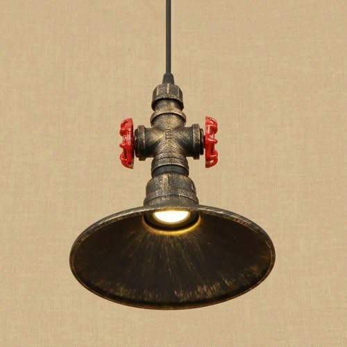 Lámparas de tuberías de agua con diseño industrial retro loft 6