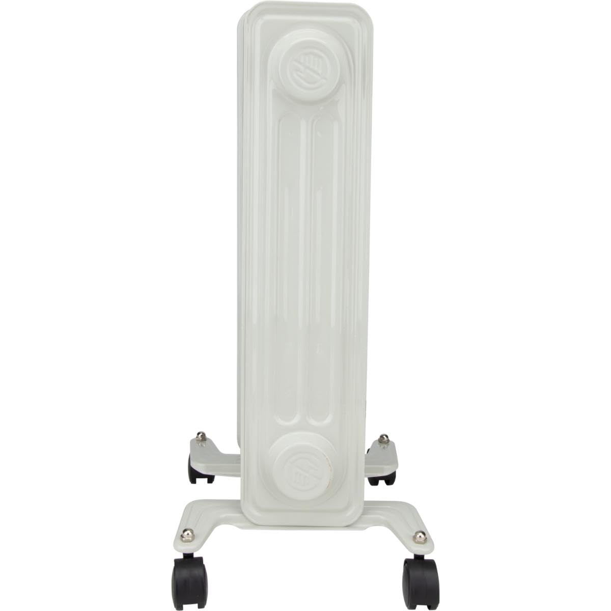 Radiateur mobile bain d'huile 1000W - blanc - Voltman