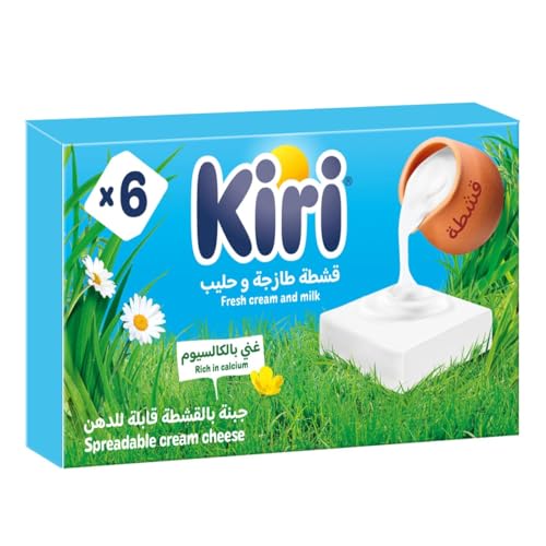 Kiri Squares Spreadable 6 Portions Cream Cheese 100 g