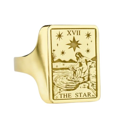 Bague chevalière rectangulaire en argent 925 doré à l'or fin