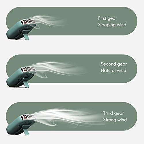 Miniatura 3 de Frobea Ventilador mini USB enfriador recargable ventilador de viaje portátil silencioso pequeño ventilador eléctrico blanco