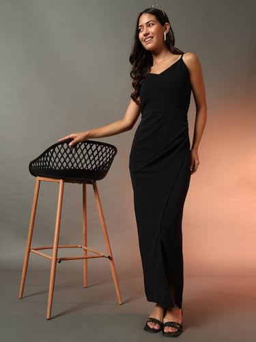 Image of Trend Arrest.ed Women's Bodycon Midi Dress | Casual & Night Out Fit | Slim Fit Stretch Fabric