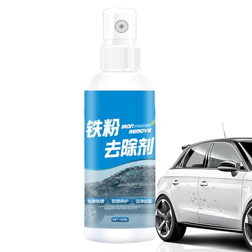 Hongjingda Ferro - Detergente Ruote Professionale per Dettagli Auto | Arresta Macchie Ruggine Rimozione dei contaminanti Ferro Aialla Protezione contro la Ruggine