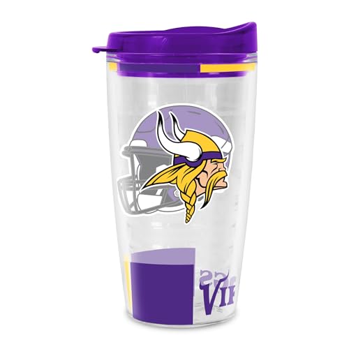 Image of Rico Industries NFL Football Double Wall Classic 16oz Or 20oz Tritan Tumbler W Lid