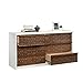 Sauder Harvey Park 6 Drawer Dresser for Bedroom Wooden Dressers & Chest of Drawers, in Soft White