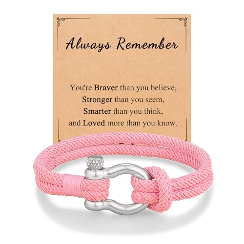 PINKDODO To My Boys Bracelet Gifts for Son Grandson Nephew Brother Bracelets Birthday Graduation Christmas Gifts for Teen Boys