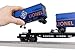 Lionel 125th Anniversary O Gauge Model Train Flatcar with Two Piggyback Trailers