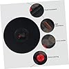 VOSAREA Vinyl Record Wall Clock 30cm Red Decorative Wall Art Clock Silent Non-ticking for Living Room Bedroom Office Decor #2