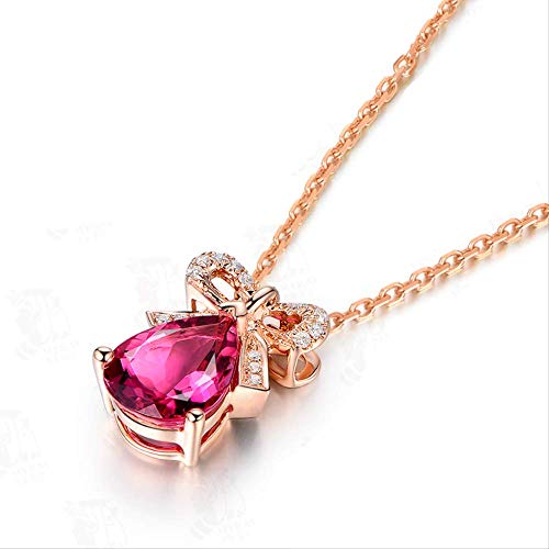 Rubis de Synthèse et Argent Fin : L'Excellence du Collier Nœud Papillon