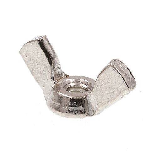 Prime-Line 9076282 Wing Nuts, Cold-Forged, #8-32, Grade 18-8 Stainless Steel, 25-Pack