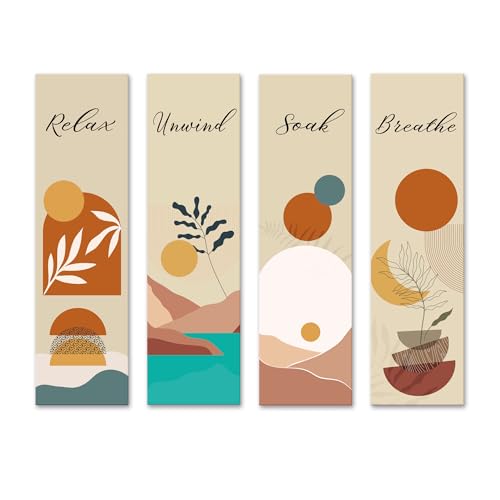 IT2M Wood Mdf Self Adhesive Wall Decor For Home Décor For Living Room Bedroom Office|Sheet 4Mm|Hd Quality Print|Laser Cut|Set Of 4|Size: 11.6 X 3.3 Inches Each|Iw17 (B0CWKWXSWP) Amazon Price History, Amazon Price Tracker