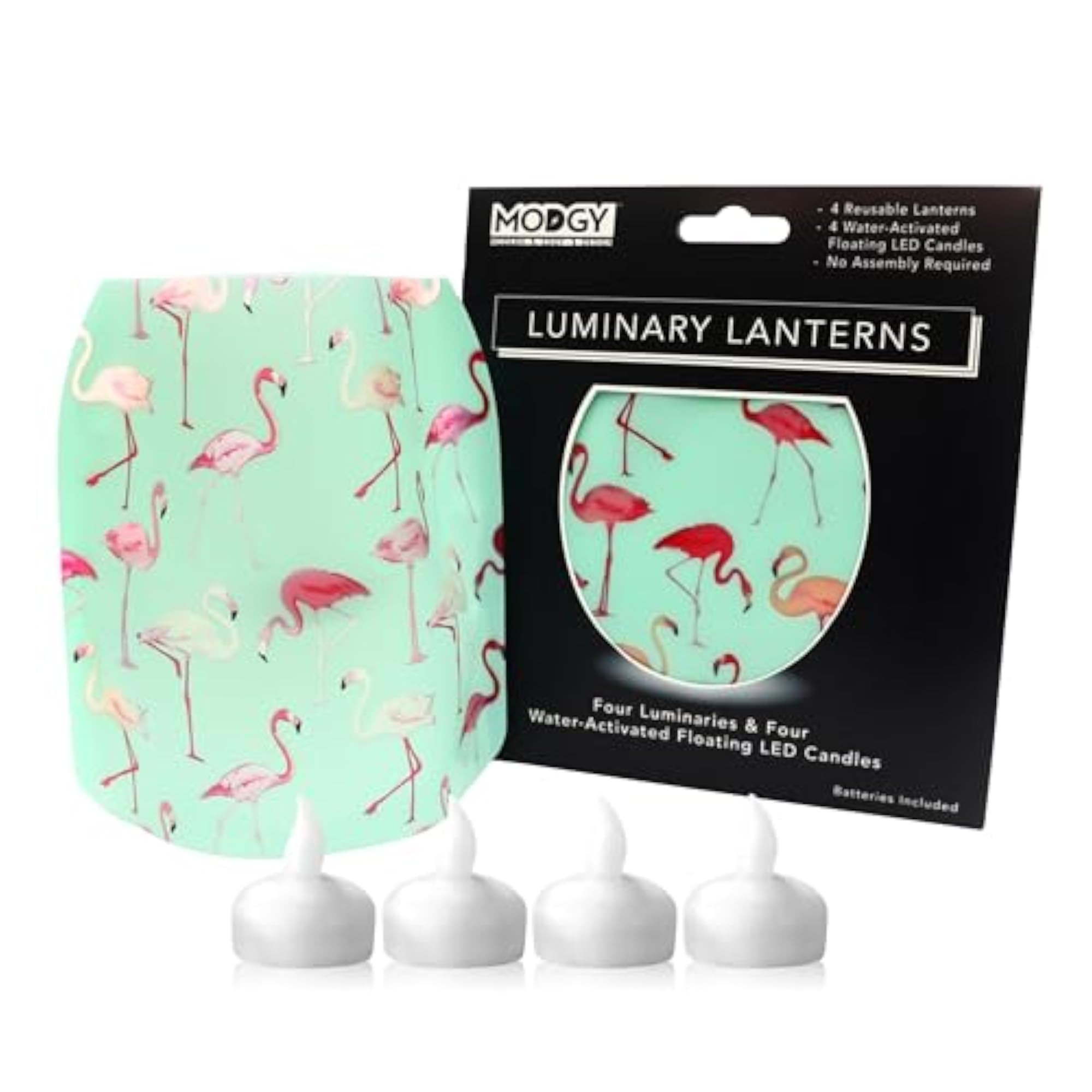 PinkyDo Frosted Luminaries Four Pack