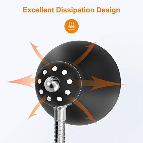 image for LEPOWER Metal Desk Lamp, Adjustable Goose Neck Table Lamp, Eye-Caring 