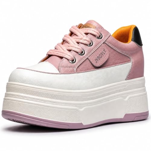 Image of Platform Sneakers for Women Chunky Casual Lace Up Comfort Shoes