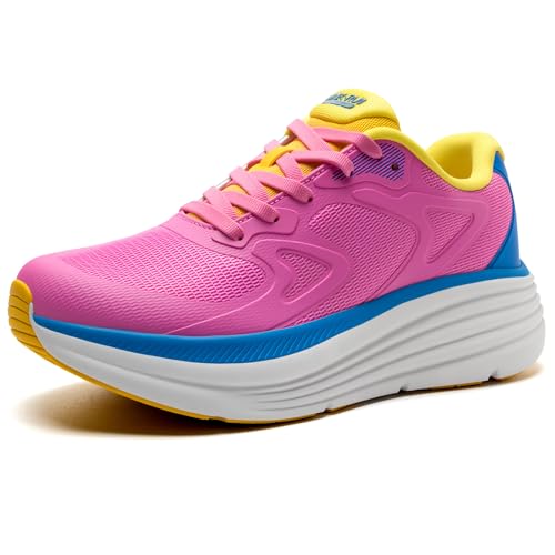 Image of ALEADER Womens Walking Shoes for 12-Hour Work Comfort, Anti-Fatigue Max Cushion Shoes for Standing All Day - Wide Fit for Nurses, Retail