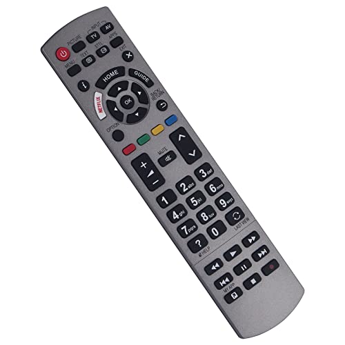 N2QAYB001178 Télécommande de remplacement pour Panasonic TV TX-65FXW724 TX-50GX830 TX-49FXW654 TX-40GXN888 TX-55FX740 TX-49FX613 TX-65FXW784 TX-55FXW754 TX-65FXX689 TX-58GXN888 TX-55FZ800E TX-65FXT686