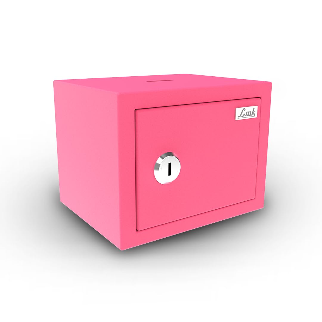 Link Smart Pink Safe Locker - 3-Year Warranty -1