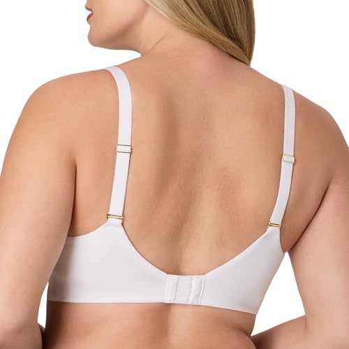 Image of Bali Womens T-Shirt Bra, Cotton Collection Underwire Bra for Women, Full Coverage, Moisture-Wicking