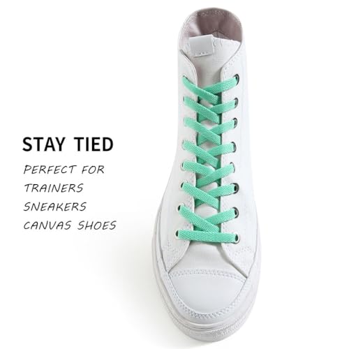 Image of VSUDO Flat Sneaker Shoe Lace, Flat Shoe String for Sneaker, Athletic Shoelace