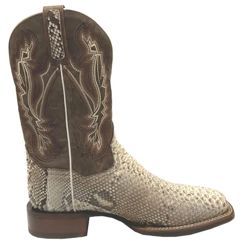 Dan Post Men's Brutus Exotic Python Western Performance Boot Broad Square Toe - Dp4917
