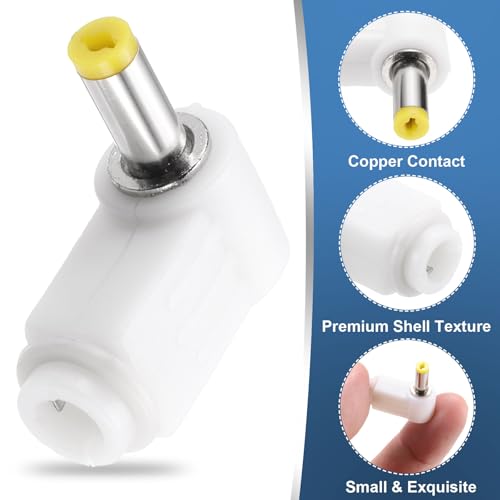 MECCANIXITY 4 pcs adaptadores macho de energía DC 4.8mm x 1.7mm miniatura 3