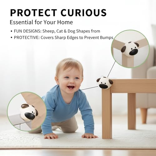 12 Pack Cute Animal Corner Guards - Soft Silicone Edge Protectors for Tables, Desks & Furniture, Durable & Flexible, Perfect for Home and Office, Ideal Housewarming Gift - Image 7