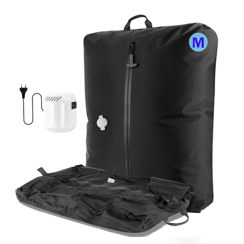 Dobaly Sacos a vácuo profissionais de viagem com bomba, sacos de compressão reutilizáveis IP67 para malas e mochilas, economizam espaço e são duráveis-24 L (2 unidades bomba com cabo)