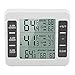 Thermomètre, Thermomètre de Réfrigérateur D'alarme Sonore Numérique sans Fil avec Affichage Minimum/maximum de Capteur de 2PCS pour le Magasin de Bureau à Domicile